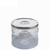Candle Heater 14x 6.5 cm - Silver